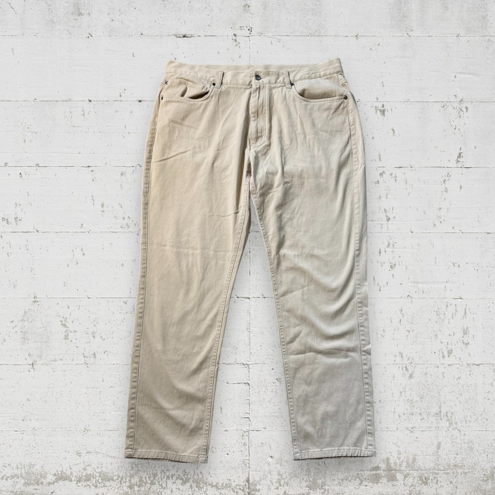 FootJoy Pants 38x30 (Fits 38x28) Khaki 5‎ Pocket Chino Stretch Performance Golf